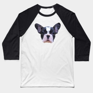 Frenchie Low Poly Baseball T-Shirt